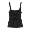 2025 Spring Women's Sweet Slim Fit Vest with Back Bow