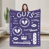 Warm Blanket Camping  Throw Blanket  Flannel Bedspread For Couch Chair Sofa Bed O-Oli-via Vampire  Funny Sofa Bed Cover