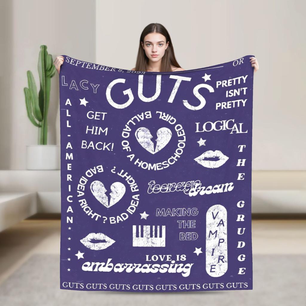 Warm Blanket Camping Throw Blanket Flannel Bedspread For Couch Chair Sofa Bed O-Oli-via Vampire Funny Sofa Bed Cover