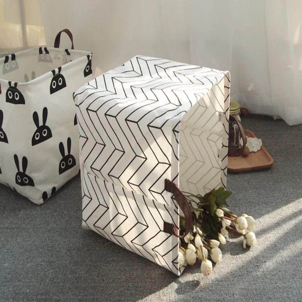 "Корзина для белья Хлопок и лен Грязная одежда Корзина для белья Складная корзина для белья Хранение Бытовые мелочи Корзина для хранения"