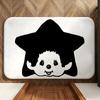 Toy M-Monchhichi Floor Mat Soft Flannel Floor Mat  Suitable for Entryways, Living Rooms, Bedrooms, and Bathrooms