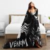 Venom cartoon Blanket  Travel Office Flannel Throw Blanket For Couch Chair Sofa Bed Soft Design Quality Bedspread Gift