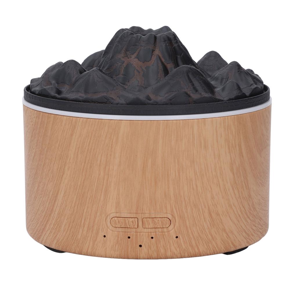 Светодиодный увлажнитель-диффузор 330 мл с двухцветным светом и 4 таймерами, увлажнитель-диффузор с эффектом вулканического пламени