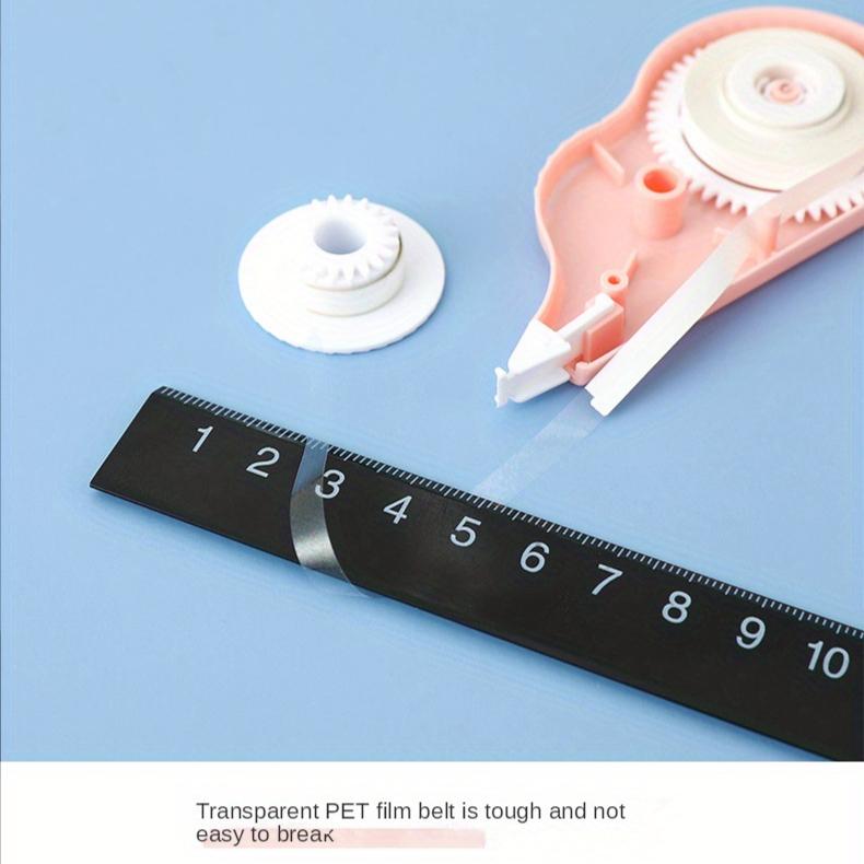 6 шт. прочной и многоцветной корректирующей ленты - 72M, легко наносится, нетоксичный ПЭТ для студентов, корректирующие ластики, канцелярские принадлежности для школьников