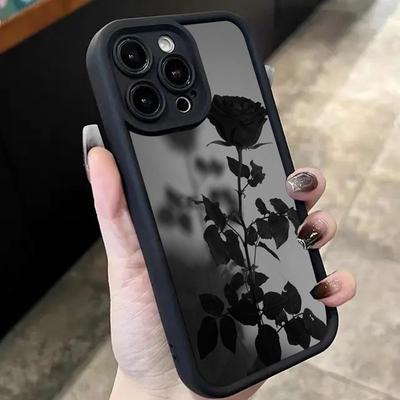 Минималистичный чехол с цветочным рисунком и розами для Xiaomi 14T 13T 12T Pro 11 Lite 5G 14 13 12, противоударный, матовый, мягкий силиконовый.