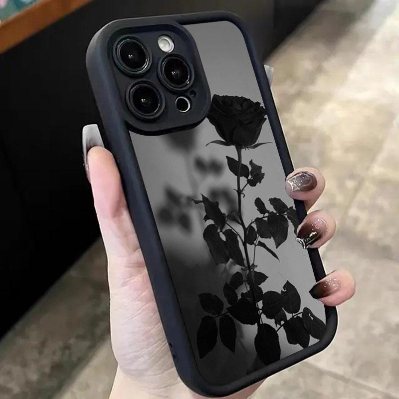 Минималистичный чехол с цветочным рисунком и розами для Xiaomi 14T 13T 12T Pro 11 Lite 5G 14 13 12, противоударный, матовый, мягкий силиконовый.