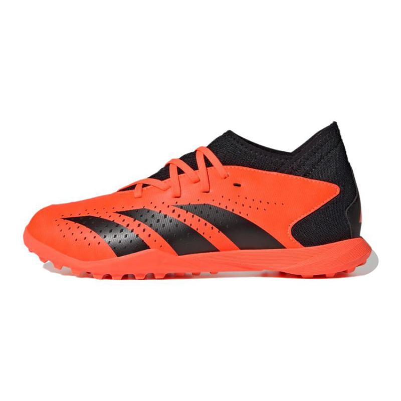 Adidas Accuracy.3 TF J Slip Resistant Cushioning Abrasion Resistant Low Top Kids' Soccer Shoes Orange Black Teenagers Sneakers GW7079