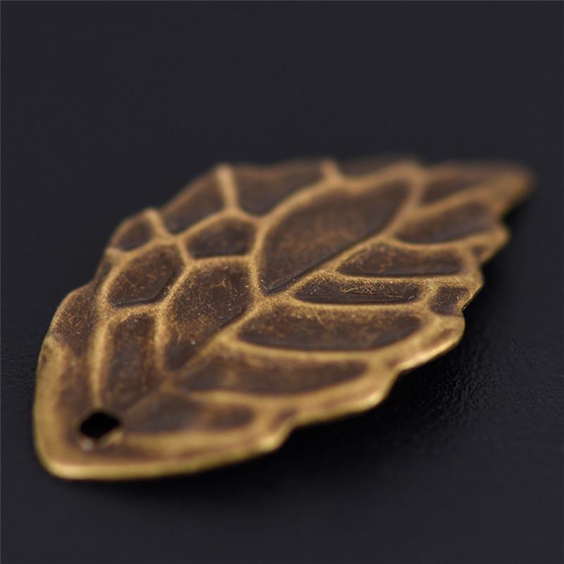 50шт листья филигрань металлические изделия ювелирные изделия Diy аксессуары кулон