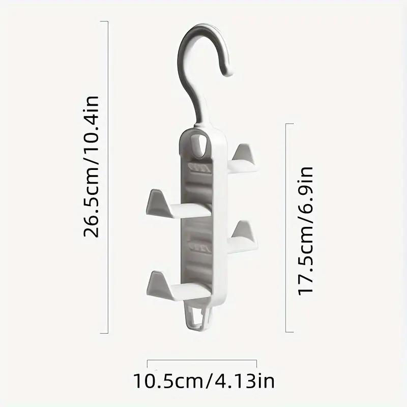 1 шт. многофункциональная вращающаяся стойка для хранения одежды, крючок для сумки на поясе, сушилка для одежды, хранение одежды