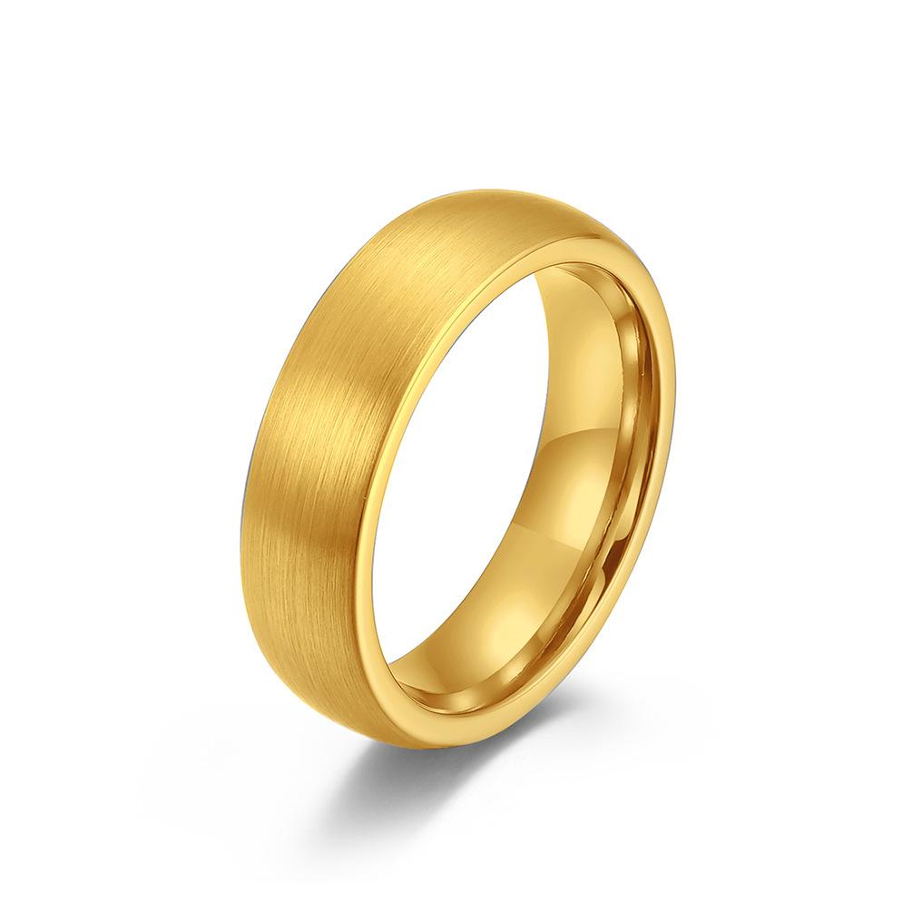 4 6 8 мм матовое вольфрамовое кольцо для мужчин и женщин модное простое унисекс парное кольцо золотого цвета хип-хоп ювелирные изделия аксессуары