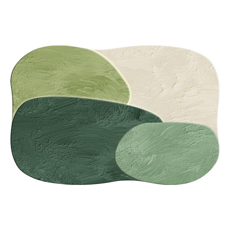 Diatom Mud Bathroom Absorbent Floor Mat Bathroom Door Toilet Shower Foot Mat Quick-drying and Non-slip Entry Door Mat