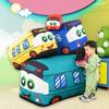 Emulational Cute School Bus Plush Toy Pillow Cartoon Artificial Soft Stuffed Dolls Baby Kids Gift Cute Lovely Stuffed Dolls