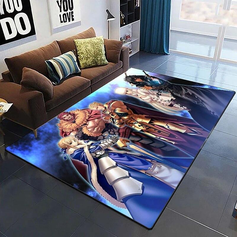 Fate Cartoon HD ковер с принтом, домашний ковер, детская комната, гостиная, стул, прикроватный современный простой напольный коврик, кавайный ковер