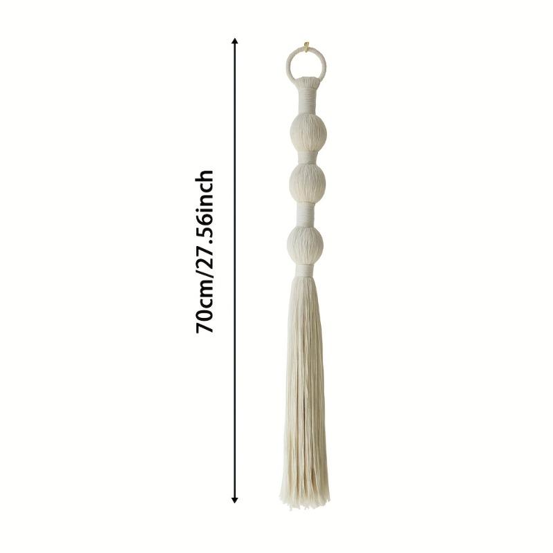 1Pc Hand-woven Artistic Spherical fringed wall hanging, simple art, easy to enhance the style of space, suitable for decorating homes, shops