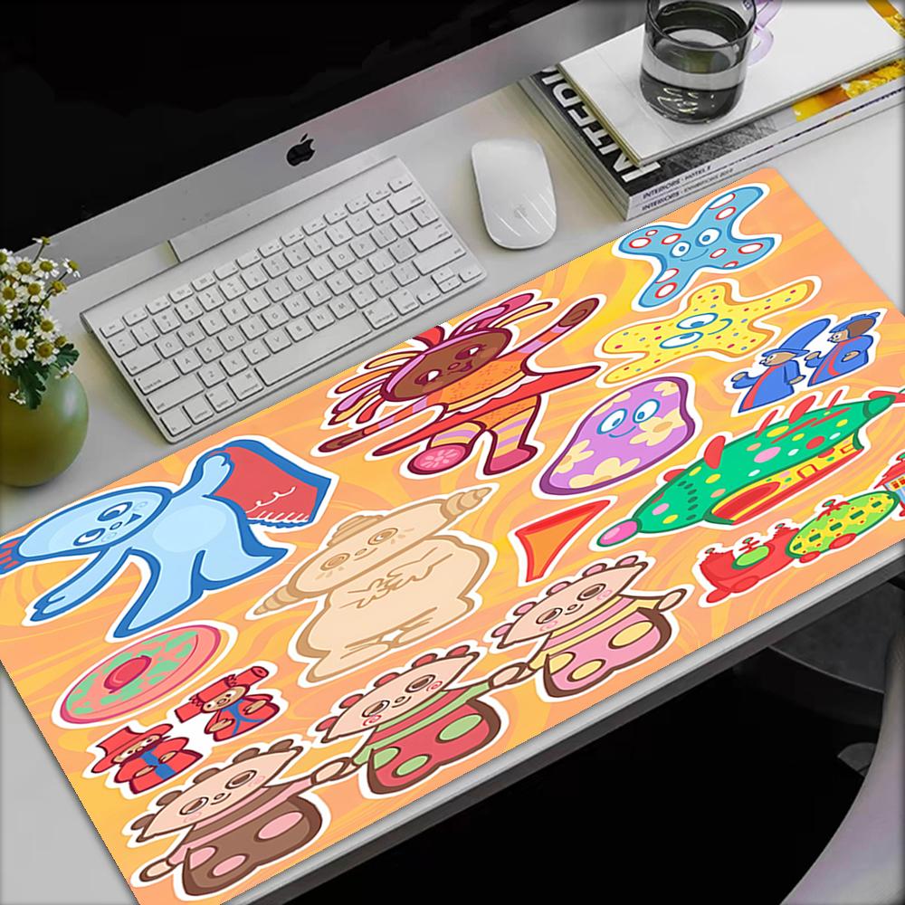 In the Night Garden Theme Mouse Pad, Non Slip Rubber Base, Multifunctional Office & Home Decor, Perfect for Workspace Personalization.