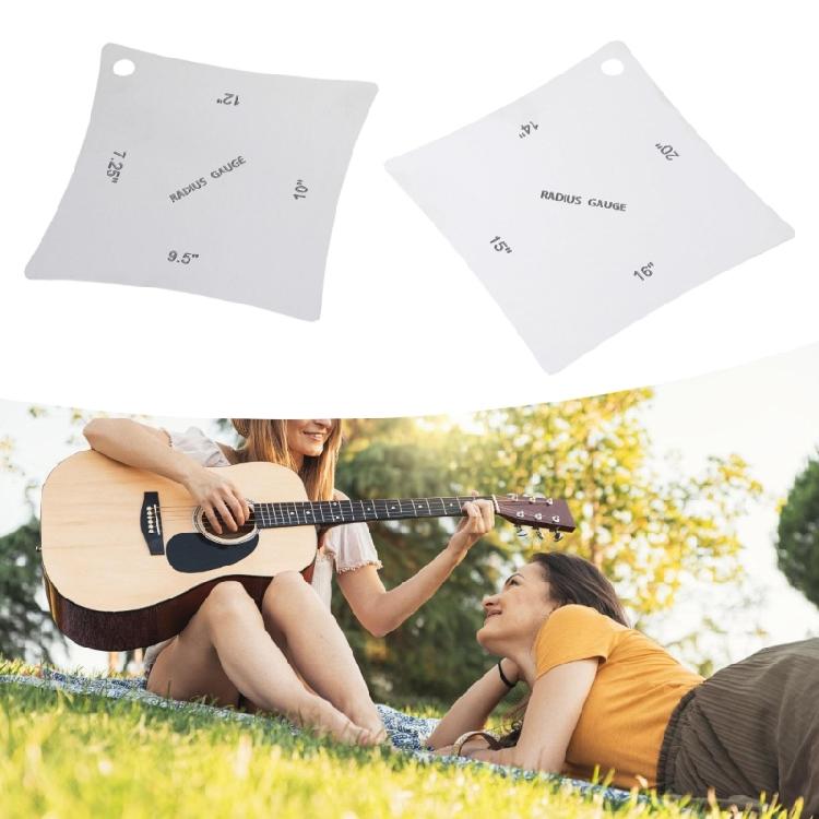 Высокоточные измерители радиуса грифа гитары с гладким дизайном предотвращают царапины, подходят для настройки и обслуживания