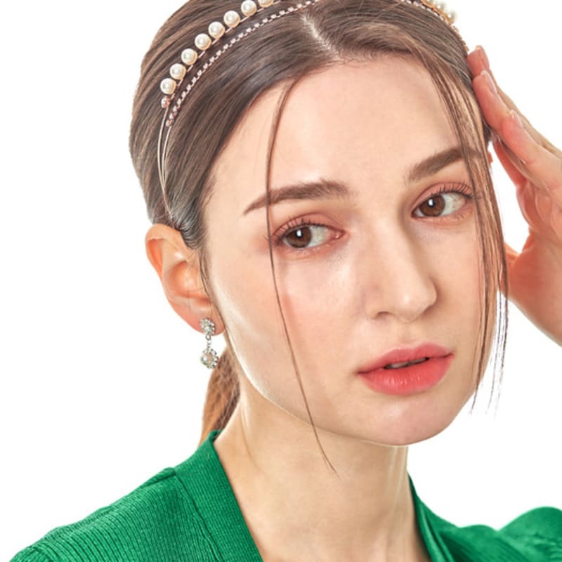 Ctwins многослойная жемчужная повязка для волос