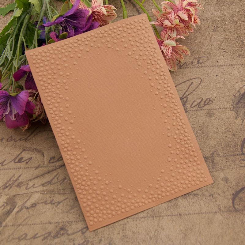 3D Embossed Folder For DIY Relief Craft Making Background Greeting Card Scrapbooking No Stamp Metal Cutting Die