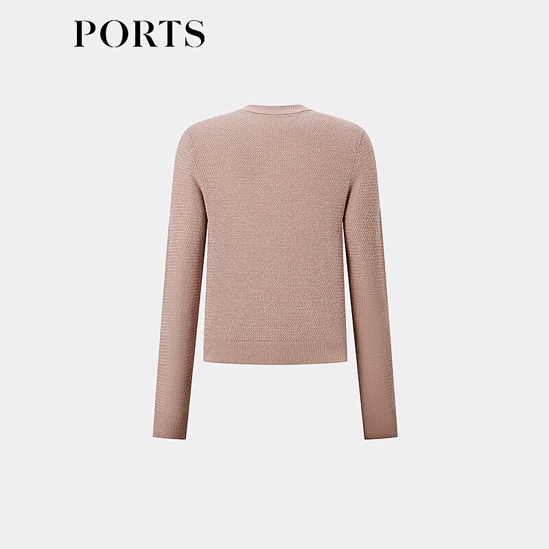 Ports Женский кардиган из смесовой ягнячьей шерсти с бисерным воротником