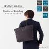 SANDGLASS Business Tote Bag Bag A4 B4 Large Capacity Business Bag Smartphone Compatible Multifunctional 3G10 Black [Tote Men's Carry-on]