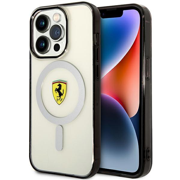 Ferrari FEHMP14XURKT iPhone 14 Pro Max 6.7" Clear/Transparent Hardcase Outline Magsafe