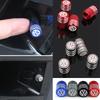 For Volkswagen b34PCS Car Tire Valve Stems Cap Aluminum Tire Wheel Stem Air Valve Cap for Volkswagen VW Rline GOLF Polo Tiguan GTI CADDY PASSAT IJN1