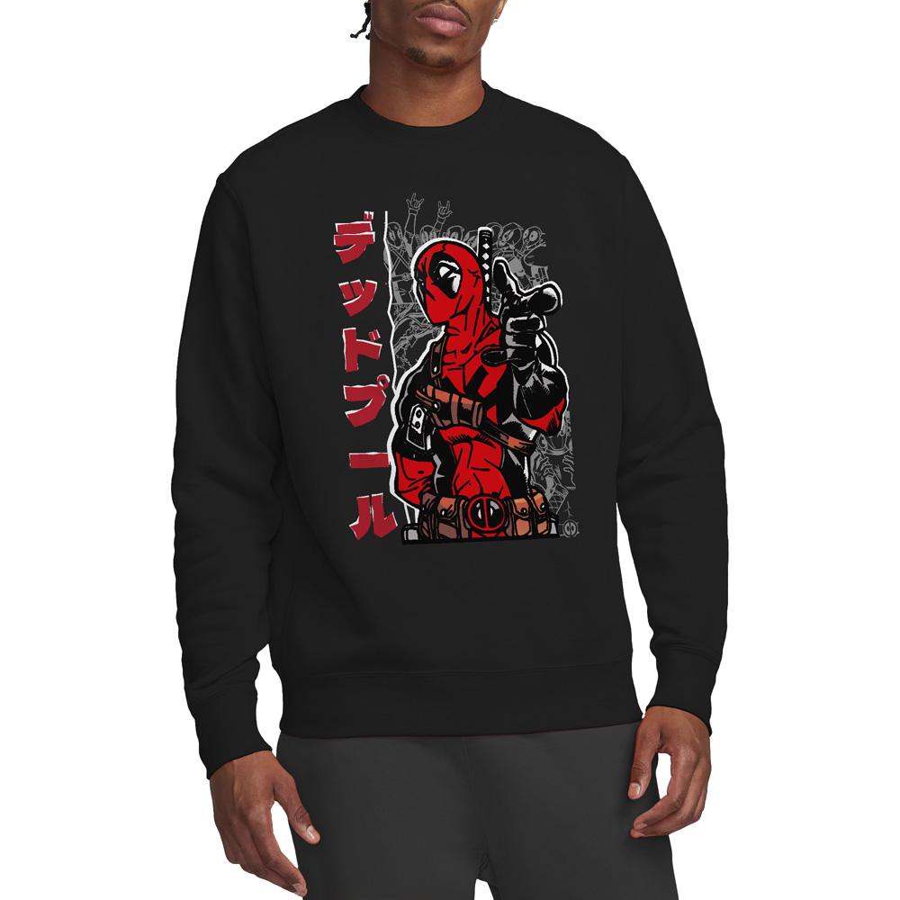 Deadpool Unisex Adult Japanese Sweatshirt