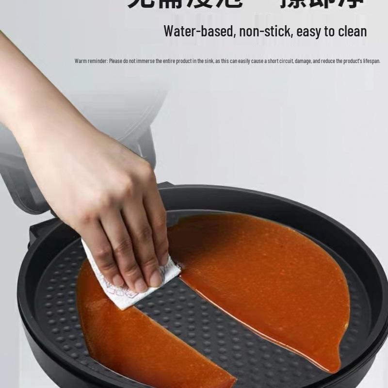 Двусторонний электрический гриль с углубленной поверхностью и функцией духовки для домашнего использования