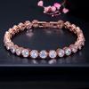 Romantic Diamond Crown Bracelet, Sweet Zircon Jewelry