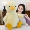 Duck Doll Yellow Round Body Soft Plush Toy with Duck Paws Bill Multiple Sizes Fluffy Healing Cushion Home Decor