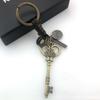 Ручная вязка подвеска в стиле панк-замок цинковый сплав луна автомобильный брелок для ключей женщина леди девушка