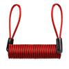 Bike Helmet Lock Cable, Anti-Theft Disc Lock Cable, Security Spring Safety Cable for Scooter