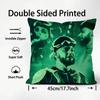 JJc ReyesS Rapper Cushion Cover Plush Fabric Soft DoubleSided Printed Sofa Warm Winter Home Child Gift Pillow Case