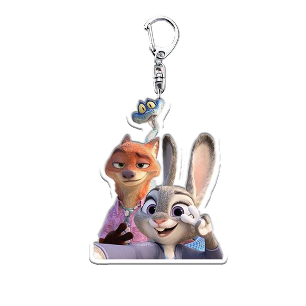 Набор из 1 аниме акрилового брелока двухсторонней подвески