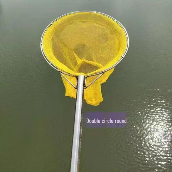 Stainless Steel Small Mesh Fishing Net Set: Includes Dip Net, Shrimp Net, Fry Net, Waterweed Net, and Bag.