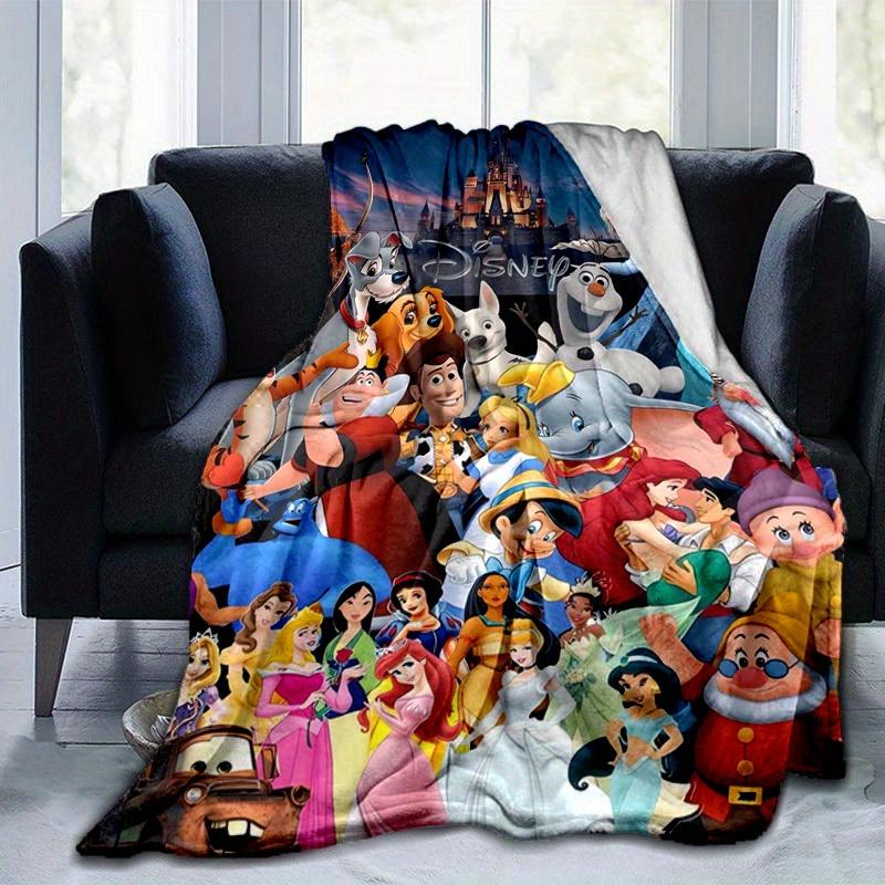 1 шт., Декор для дома с персонажами Диснея: Уютное одеяло для спальни, гостиной, путешествий, кемпинга, автомобиля