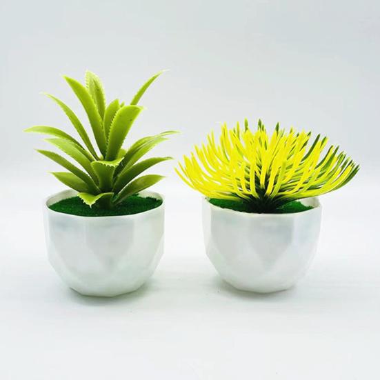 Привлекательное моделирование горшечных растений, долговечное, 2 цвета, устойчивое к ультрафиолетовому излучению.