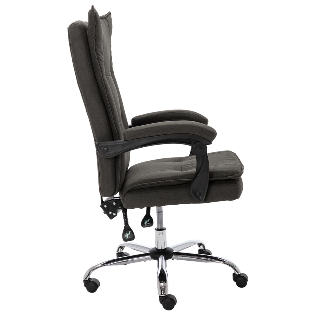 Office Chair Grey Fabric