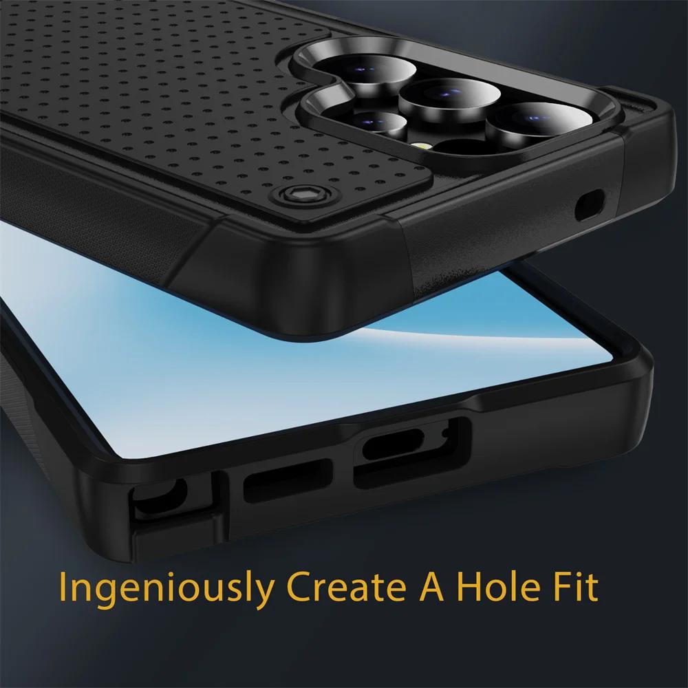 Shockproof Contrast Color Case Bumper For Samsung Galaxy S21 S23 S23 S24 S25 S10 Plus Ultra S20 FE A25 A54 A73 A53 A24 A14 Cover