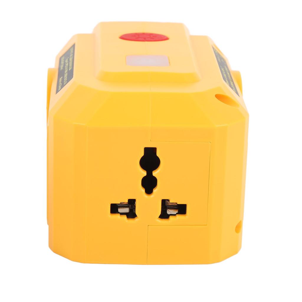 Портативный инвертор 200 Вт Инвертор для аккумулятора 18 В со светодиодной лампой 200 лм для DCB206 205 DCB204