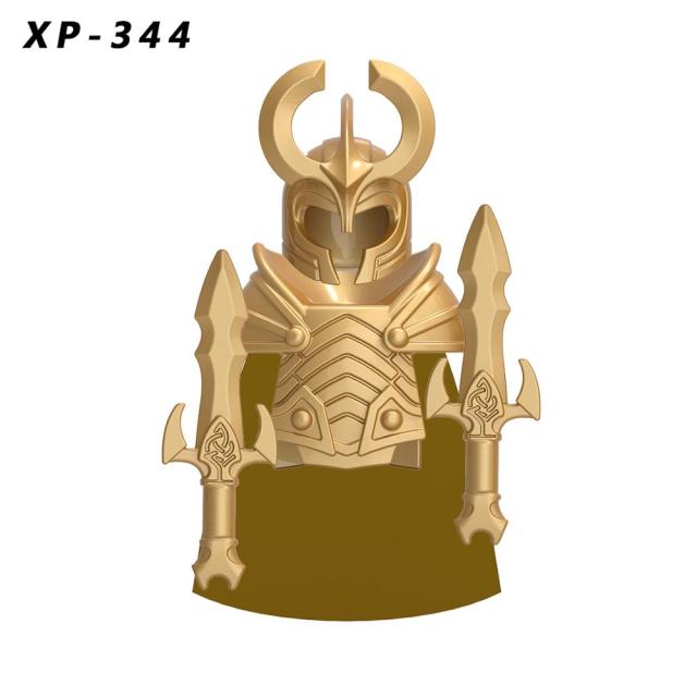 Строительные блоки, средневековые рыцари, солдаты, военные Асгард, гномы, кирпичи, развивающие игрушки для детей KT1044