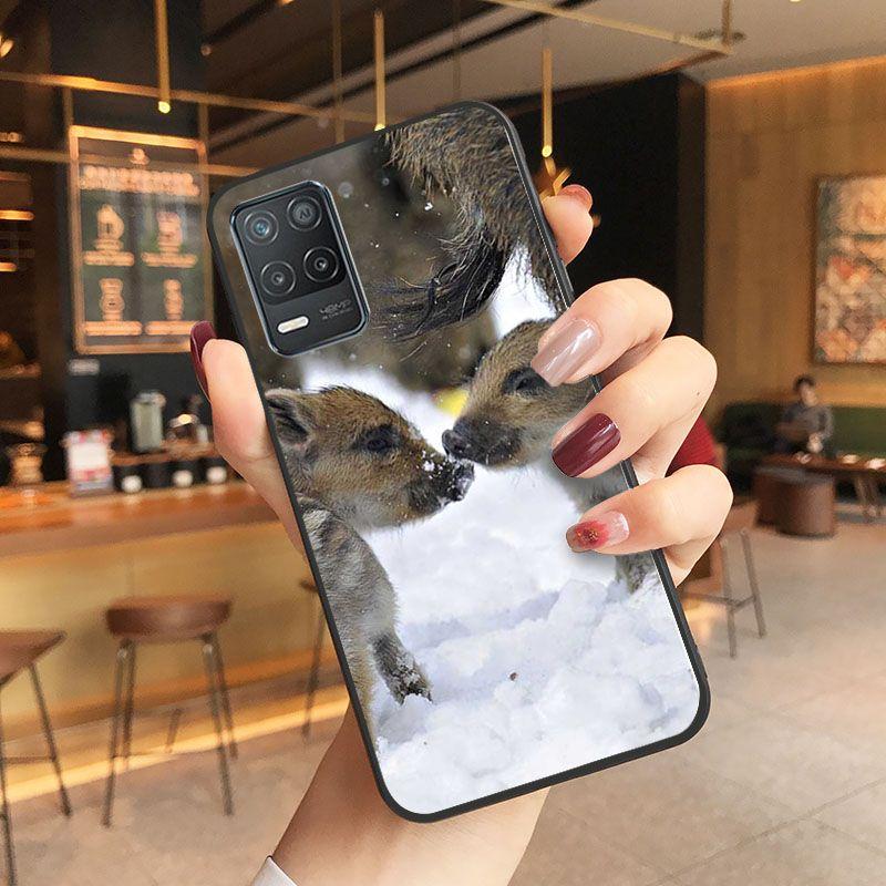 Funda wild boar shell Чехол для телефона для oppo Realme 8Pro 6PRO 6i 7pro 9i 9pro C11 C21Y C21 C25Y C25S C3 Q3S XT Чехлы coque