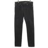 Made In Italy Straight Denim Pants W33 Black Jeans Men's Used