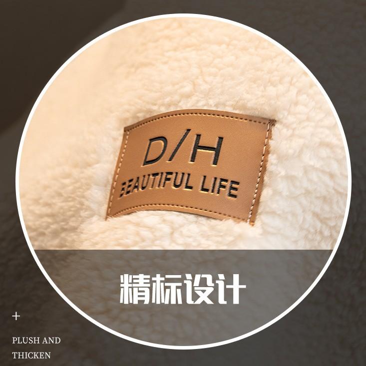 Зимняя плюшевая кожаная подушка для дивана, Зимняя утолщенная подушка для сиденья, Овечья шерсть Новая нескользящая высококачественная накидка на диван Покрывало