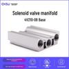 База manifold с соленоидным клапаном 4V210-08 с подключением 200M для нескольких положений (2F-12F)