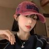 American Retro Baseball Cap, Spring and Summer Korean Embroidery,versatile and Eye-catching, Small and Wide Brim,duck Tongue Hat