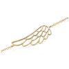 [R1540] - Gold Plated Bracelet 'Les Ailes d'Ange' - 25x10 Mm