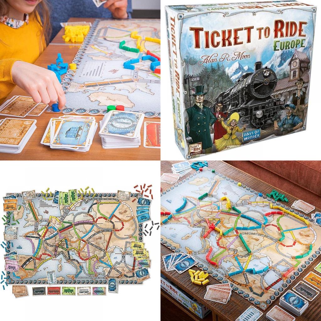 Исследуйте Европу с увлекательной настольной игрой Ticket to Ride Europe от Days of Wonder