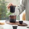 Zen Black Portable Ceramic Quick Brew Travel Tea Set