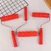 Decorative Paint Roller Rubber Imitation Wood Grain Pattern Embossed Texture Painting Tools For Wall Airless Pintura Brush